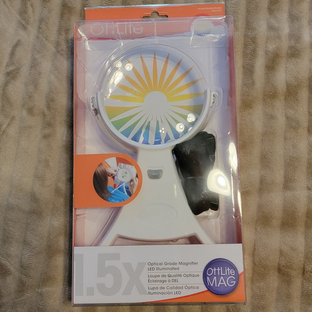 OttLite 1.5x Optical Grade Magnifier NIB